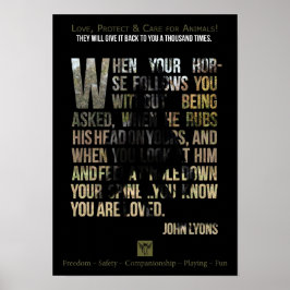 Póster Proteger animales - Poster
