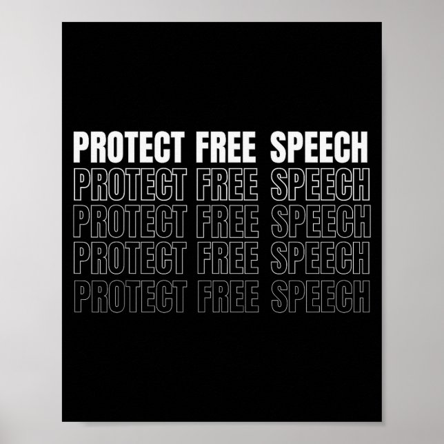 Póster Proteger discurso hombres mujeres  (Frente)