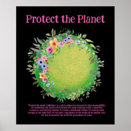 Póster PROTEGER EL PLANETA GUARDAR LA TIERRA Poster DE Ar