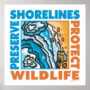 Póster ... Proteger la costa