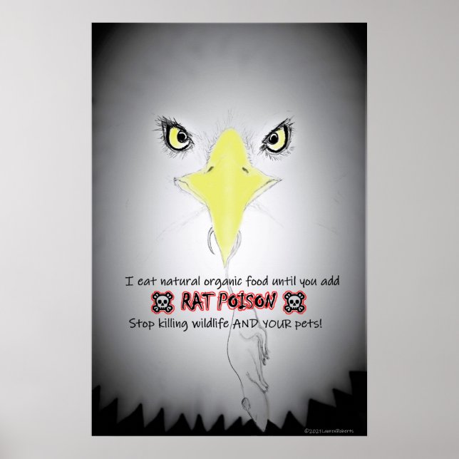 PÓSTER PROTEGER NUESTRA VIDA SALVAJE DE LA ENFERMEDAD RAT (Frente)