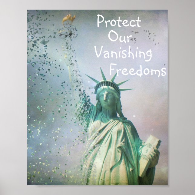 Póster Proteger nuestras libertades (Frente)