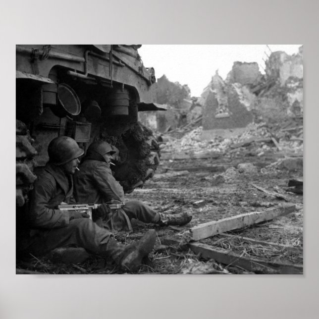 Póster Protegidos y reunidos en algún lugar de Francia (Frente)