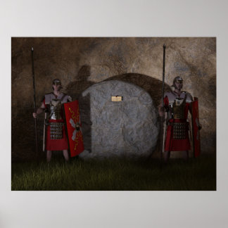 Póster Protegiendo la tumba