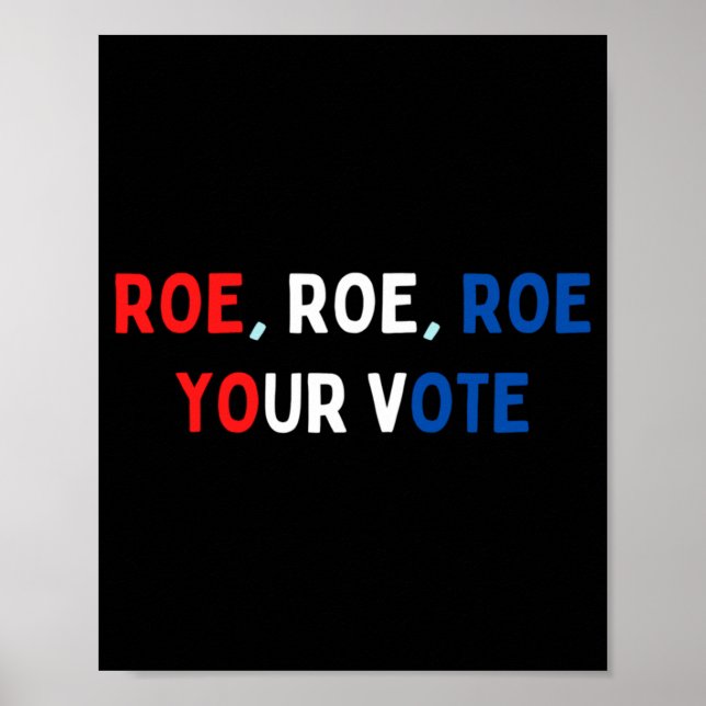 Póster Proteja Roe Roe Roe Su Voto Pro Roe Pro C (Frente)