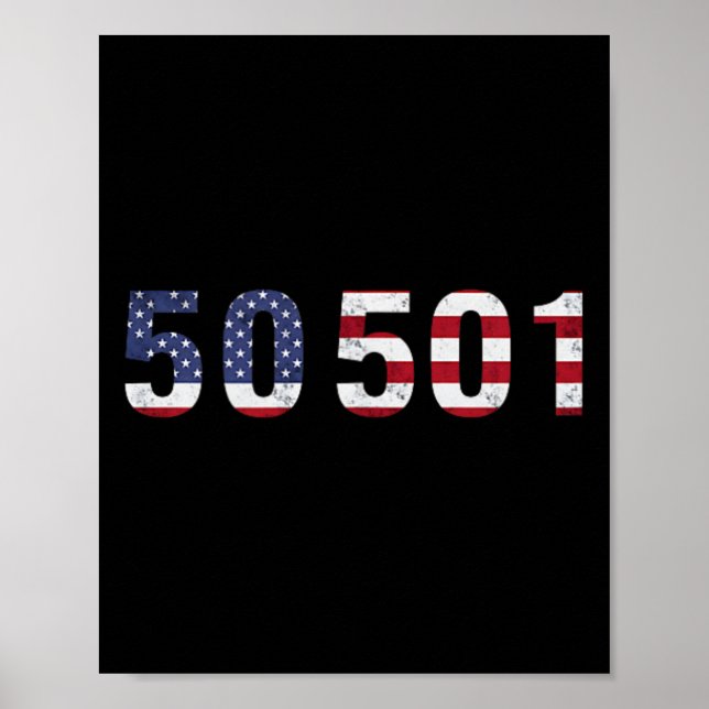 Póster Protesta 50501 para resistir 50 protestas 50 estad (Frente)