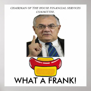 Póster Protesta contra el Congreso Barney Frank
