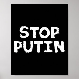 Póster Protesta contra la guerra de Putin