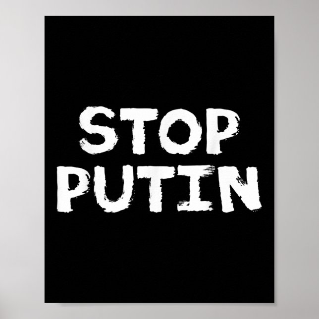 Póster Protesta contra la guerra de Putin (Frente)