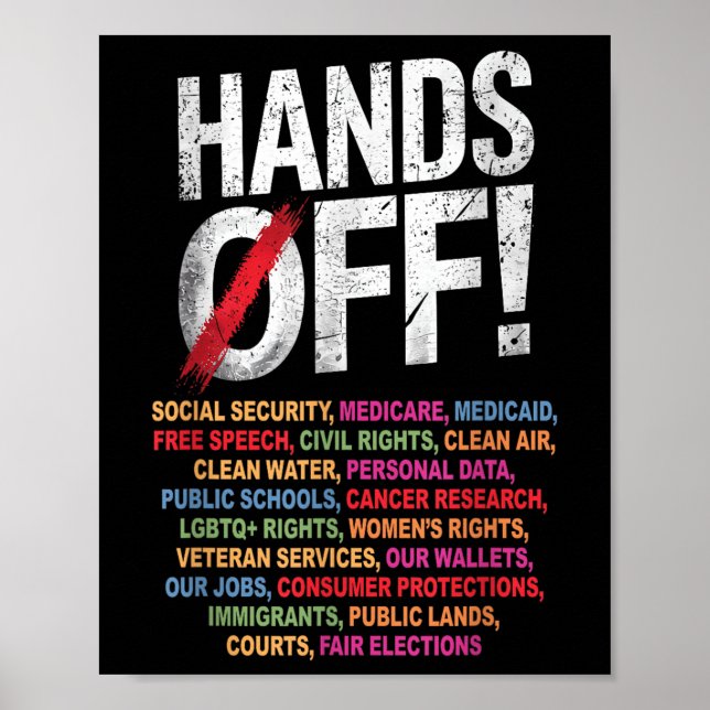 Póster Protesta de 2025 por Mi Seguridad Social (Frente)