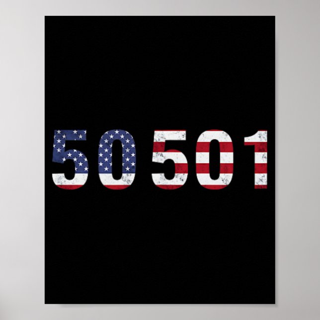 Póster Protesta de 50501 (Frente)