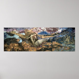 Póster Protesta de la manifestación de caída