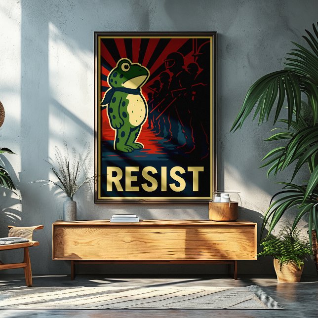 Póster Protesta de la Rana de Portland (Subido por el creador)