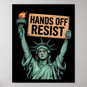 Póster Protesta de Medicare contra la seguridad social