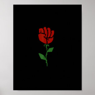 Póster Protesta de puño laboral por sindicato