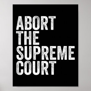 Póster Protesta feminista de la Corte Suprema