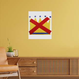 Póster Protesta No Reyes