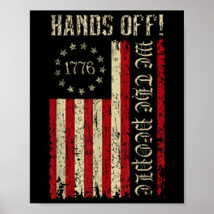 Póster Protesta por la seguridad social contra manifestac