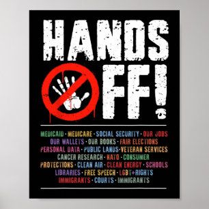Póster Protestas Por La Seguridad Social Y Medicare Pro