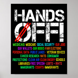 Póster Protestas Por La Seguridad Social Y Medicare Pro