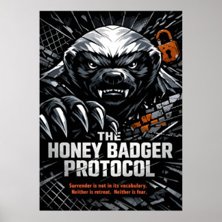 Póster Protocolo Honey Badger