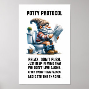 Póster PROTOCOLO POTTY sin marco