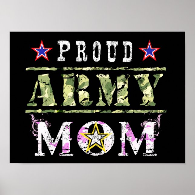 Póster Proud Army Mom (Frente)