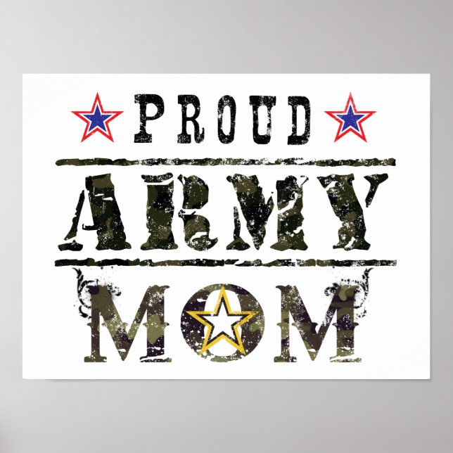 Póster Proud Army Mom (Frente)