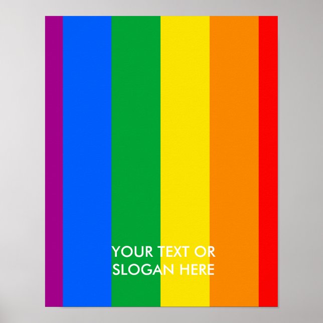 Póster Proud GLBTQI (Frente)
