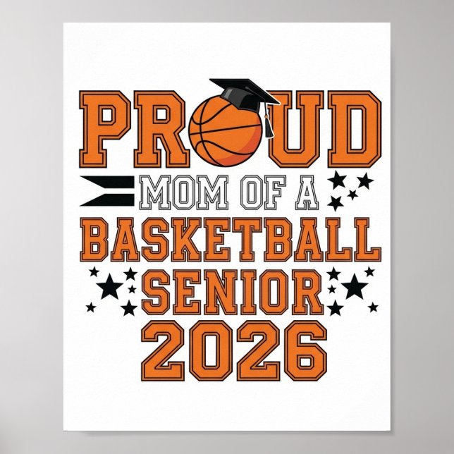 Póster Proud Grandma of a 2026 Football Senior Class (Frente)