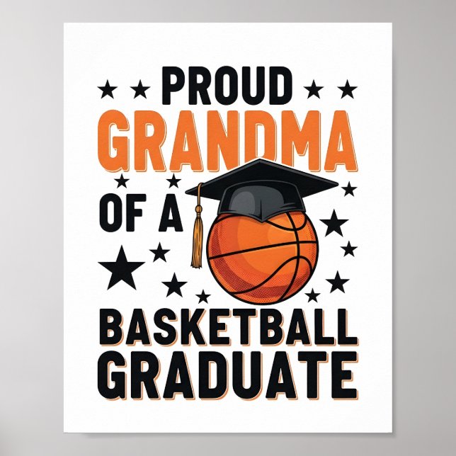 Póster Proud Grandma of a 2026 Football Senior Class Post (Frente)