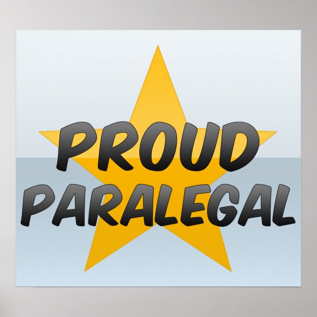 Póster Proud Paralegal (Frente)