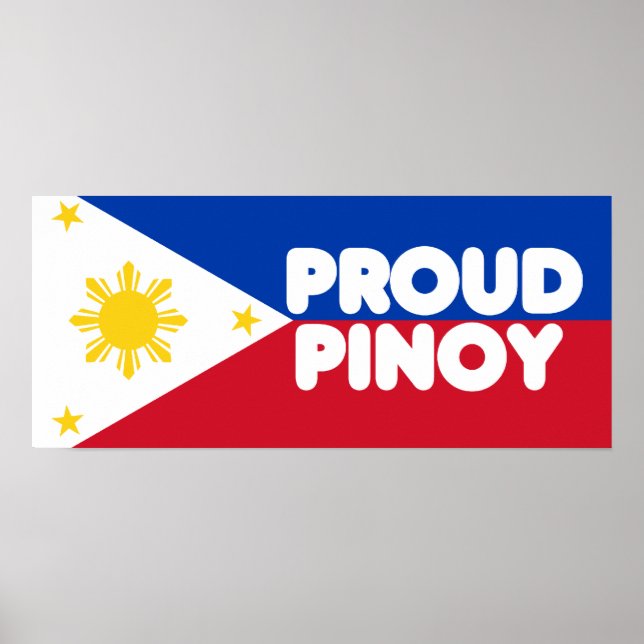 Póster Proud Pinoy (Frente)
