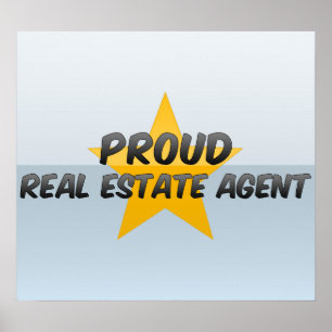 Póster Proud Real Estate Agent