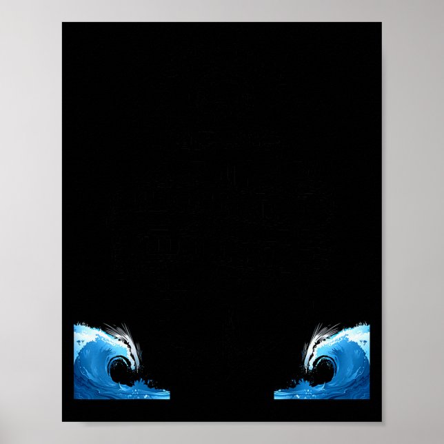 Póster Proud Seaman Captain Husband Papa Daddy Anchor Pri (Frente)