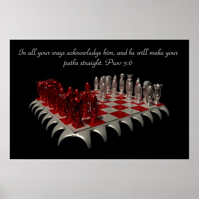 Póster Prov. 3:6: en todos sus sentidos, remítanlo (Frente)