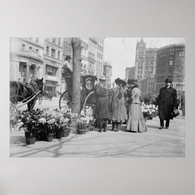 Póster Proveedor de flores (Frente)