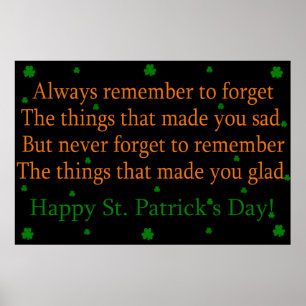 Póster Proverbio irlandés 3 - Imprimir