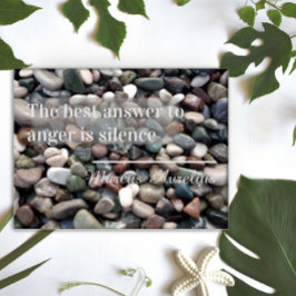 Póster Proverbio La mejor respuesta es el poster del sile