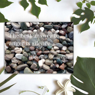 Póster Proverbio La mejor respuesta es el poster del sile