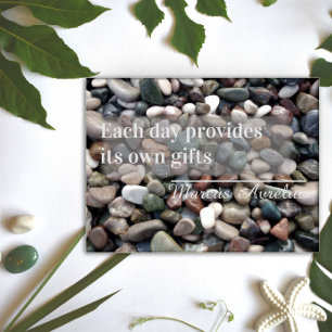 Póster Proverbio latino Cada día ofrece su poster de rega