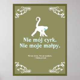 Póster Proverbio polaco