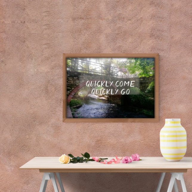 Póster Proverbio Rápidamente llega rápido a ser poster (Subido por el creador)