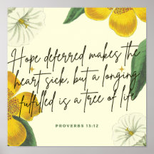 Proverbios 13:12 Poster