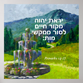 Póster Proverbios 14:27