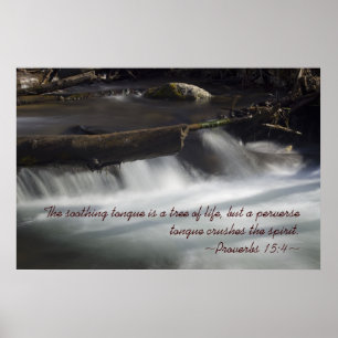 Póster Proverbios 15:4 Poster