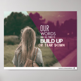 Póster Proverbios 18:21 - El poder de la lengua