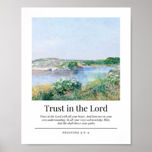 Póster Proverbios 3:5-6 Confía en el Señor