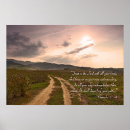Póster Proverbios 3; 5-6 | Regalos Inspiradores
