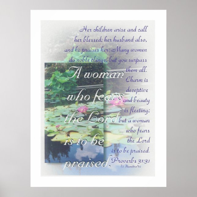 Póster Proverbs 31 mujer poster (Frente)